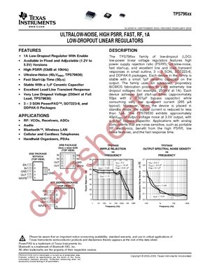 TPS79601DCQR datasheet  